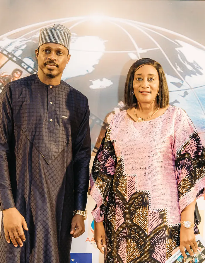 Halima Oyelade in an international leadership conversation